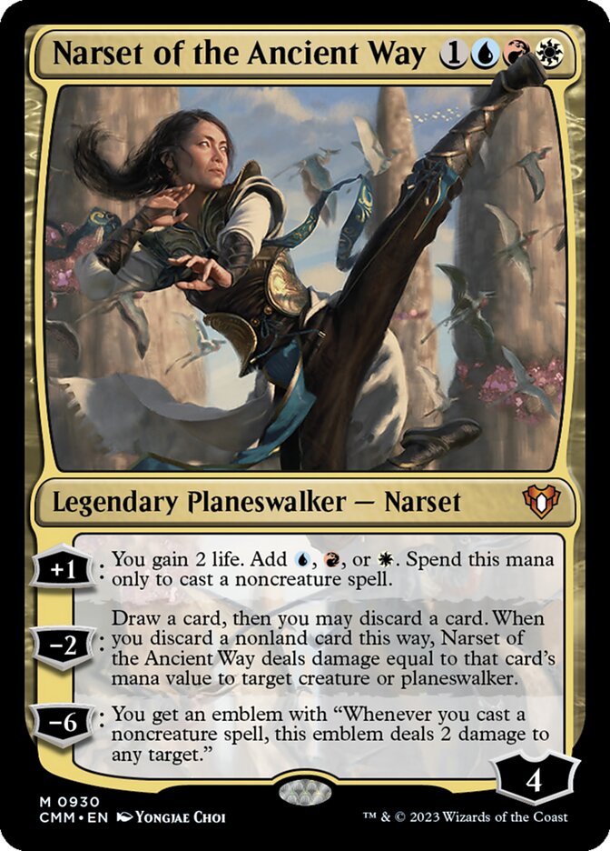Narset of the Ancient Way [Commander Masters] (930)