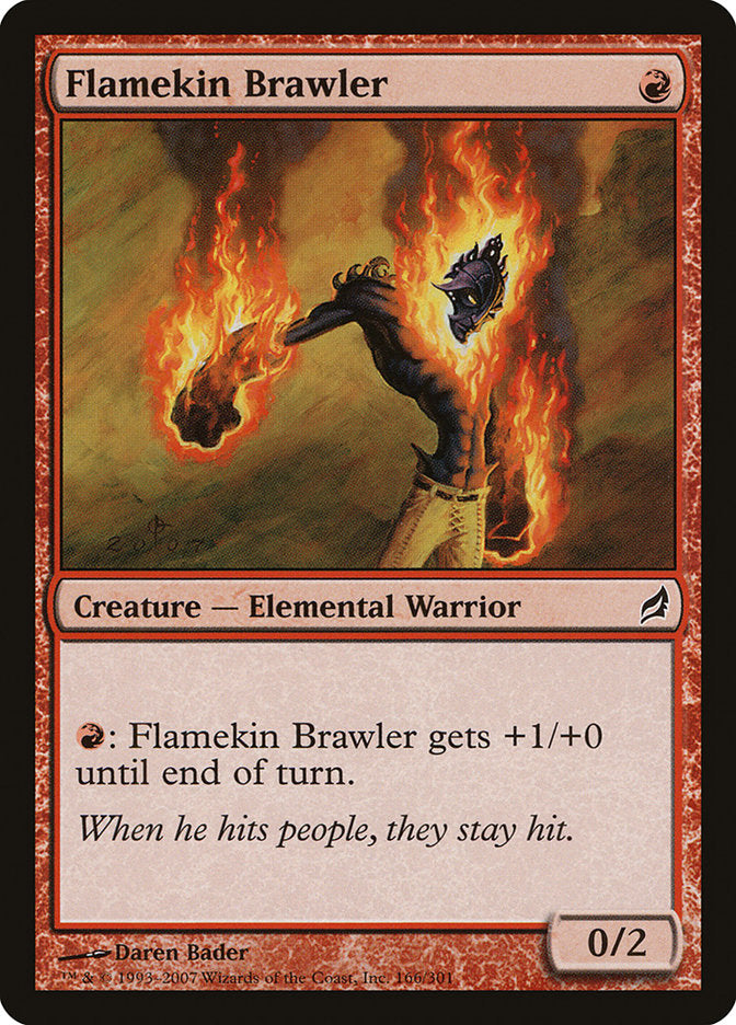 Flamekin Brawler [Lorwyn] (166)