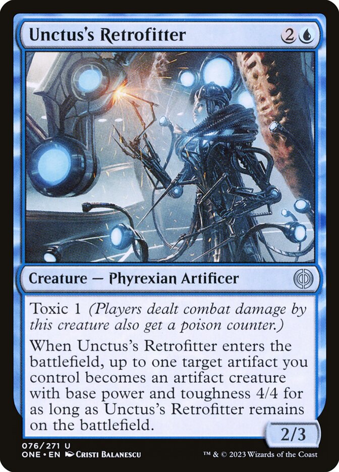 Unctus's Retrofitter [Phyrexia: All Will Be One] (76)