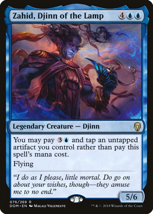 Zahid, Djinn of the Lamp [Dominaria] (76)