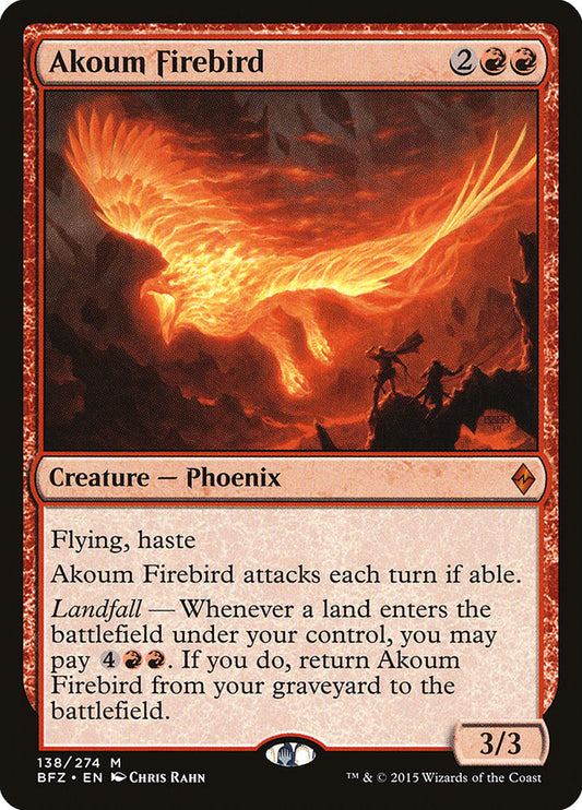 Akoum Firebird [Battle for Zendikar] (138)