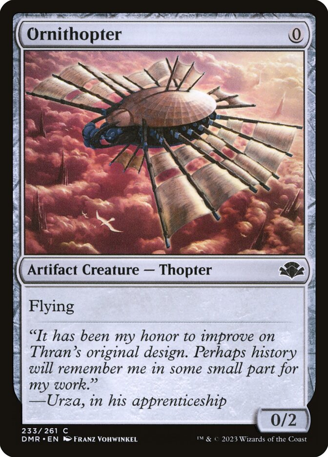 Ornithopter [Dominaria Remastered] (233)