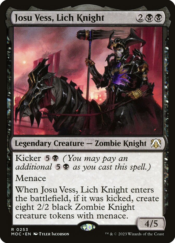Josu Vess, Lich Knight [March of the Machine Commander] (253)