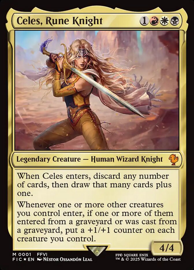 Celes, Rune Knight [Final Fantasy Commander] (201)