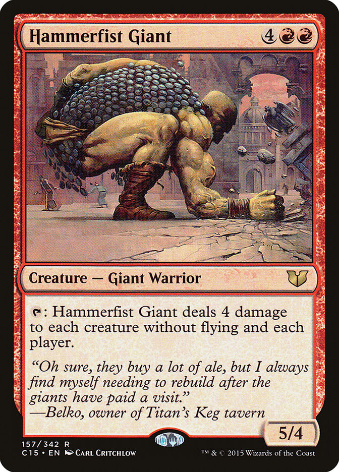 Hammerfist Giant [Commander 2015] (157)