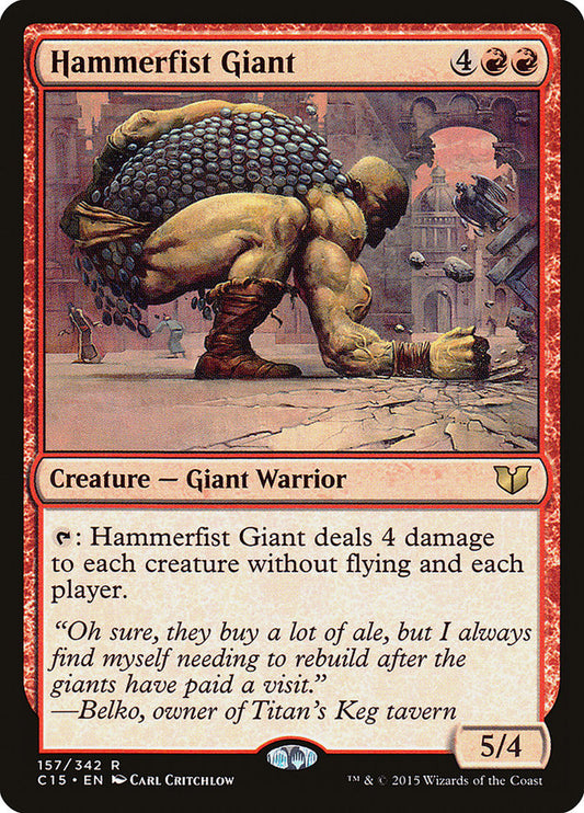 Hammerfist Giant [Commander 2015] (157)
