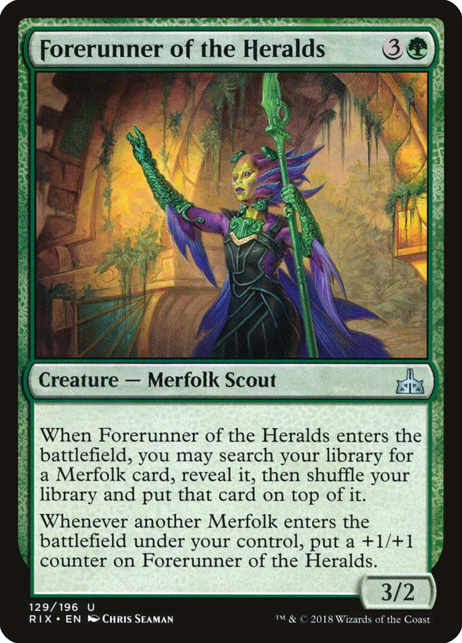 Forerunner of the Heralds [Rivals of Ixalan] (129)