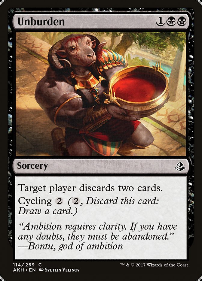 Unburden [Amonkhet] (114)