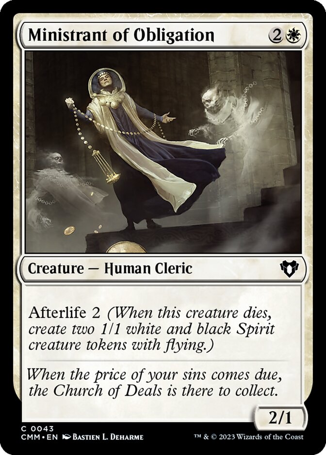 Ministrant of Obligation [Commander Masters] (43)
