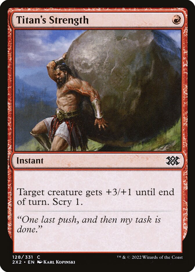 Titan's Strength [Double Masters 2022] (128)