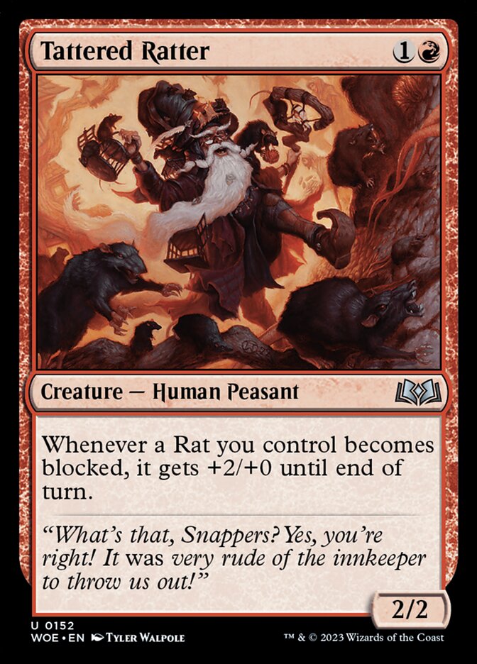 Tattered Ratter [Wilds of Eldraine] (152)