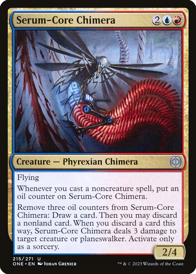 Serum-Core Chimera [Phyrexia: All Will Be One] (215)
