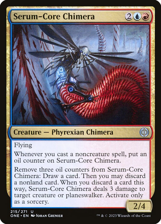 Serum-Core Chimera [Phyrexia: All Will Be One] (215)