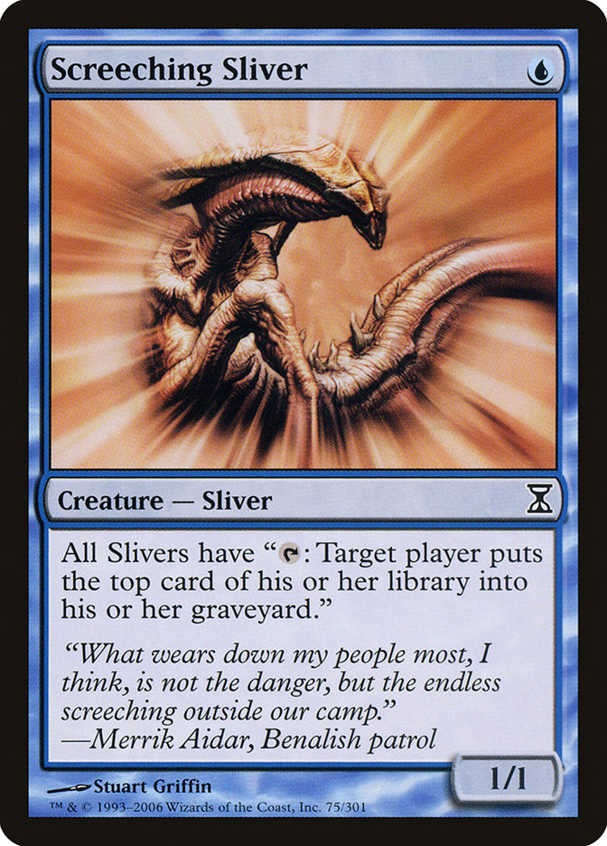 Screeching Sliver [Time Spiral] (75)