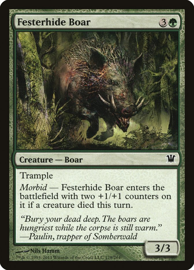 Festerhide Boar [Innistrad] (179)