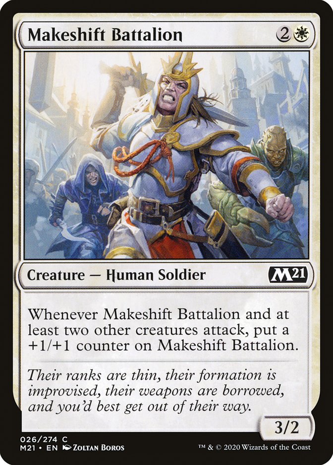 Makeshift Battalion [Core Set 2021] (26)