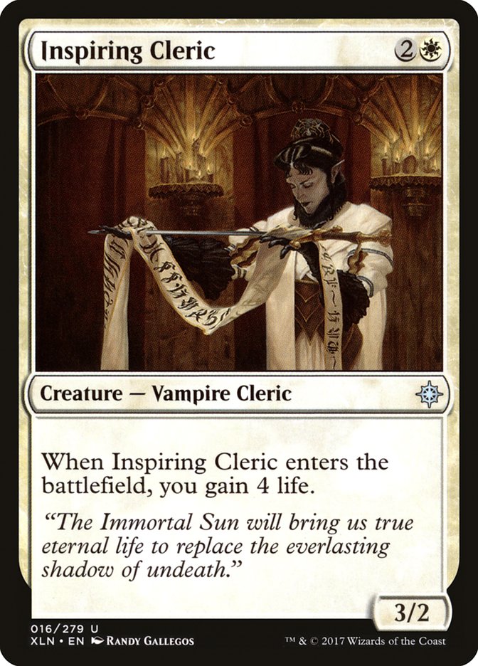 Inspiring Cleric [Ixalan] (16)