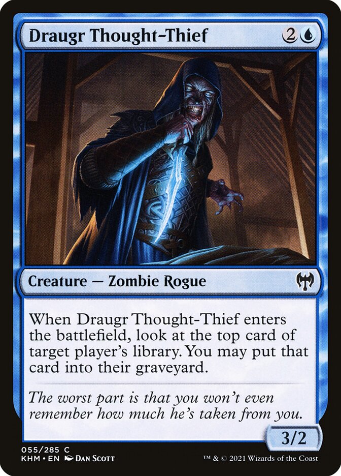 Draugr Thought-Thief [Kaldheim] (55)
