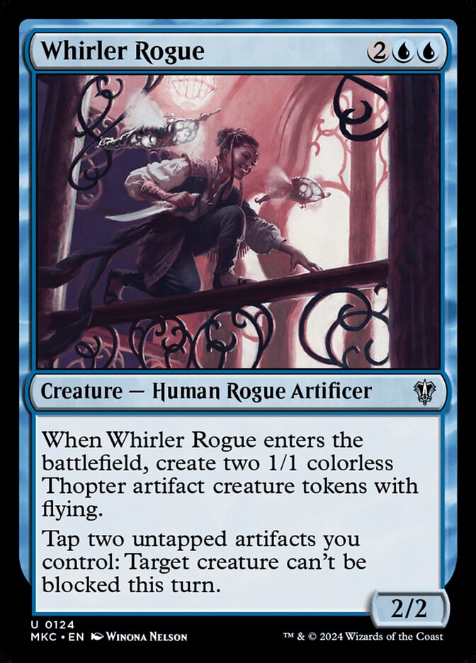 Whirler Rogue [Murders at Karlov Manor Commander] (124)