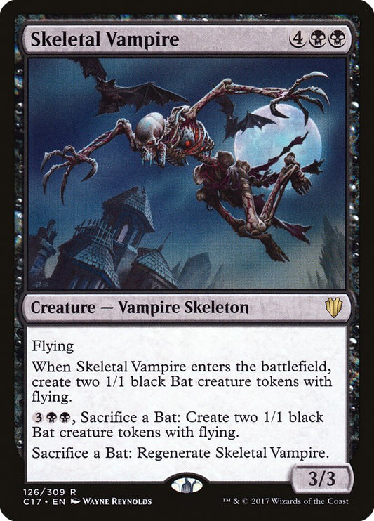 Skeletal Vampire [Commander 2017] (126)