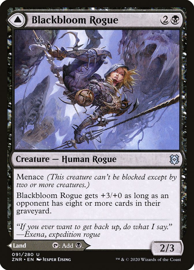 Blackbloom Rogue [Zendikar Rising] (91)