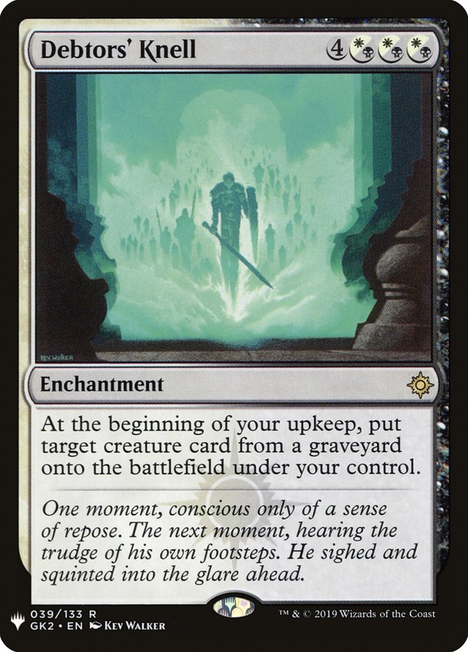 Debtors' Knell [The List] (GK2-39)