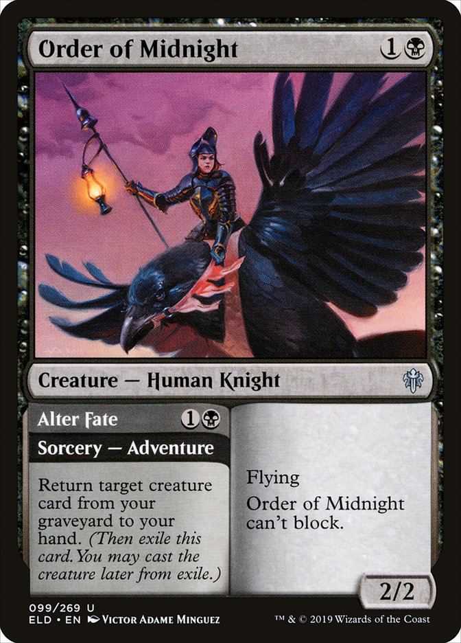 Order of Midnight // Alter Fate [Throne of Eldraine] (99)