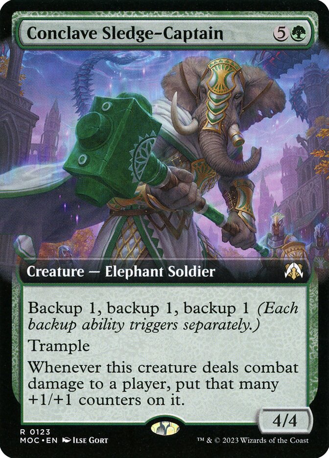 Conclave Sledge-Captain [March of the Machine Commander] (123)
