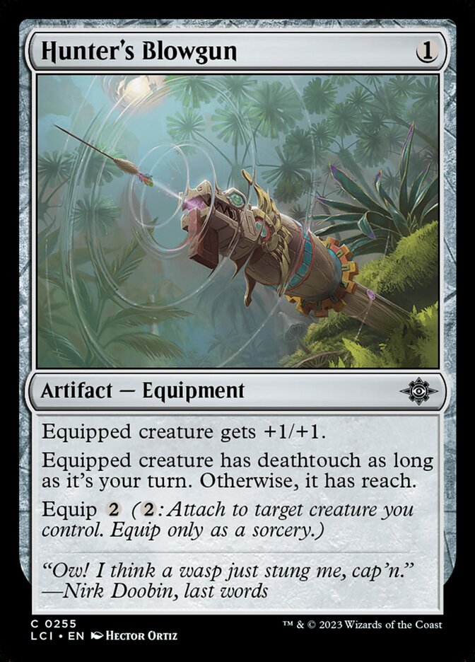 Hunter's Blowgun [The Lost Caverns of Ixalan] (255)