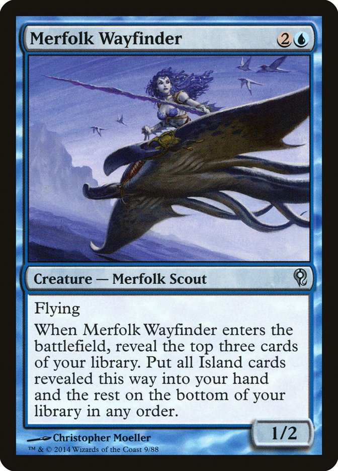 Merfolk Wayfinder [Duel Decks: Jace vs. Vraska] (9)