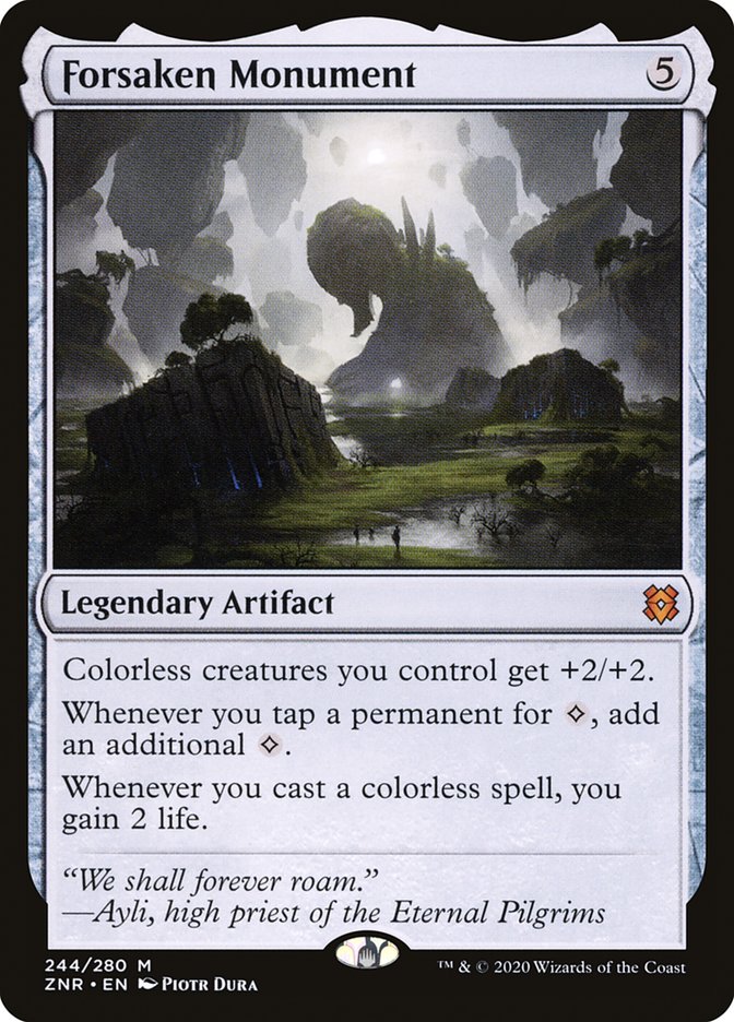 Forsaken Monument [Zendikar Rising] (244)
