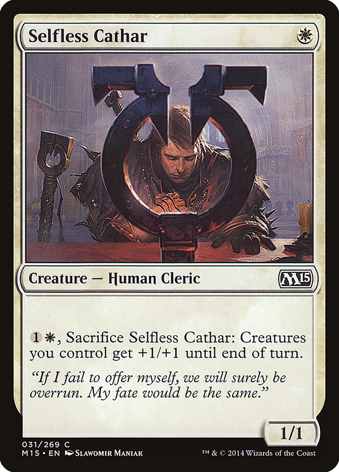 Selfless Cathar [Magic 2015] (31)