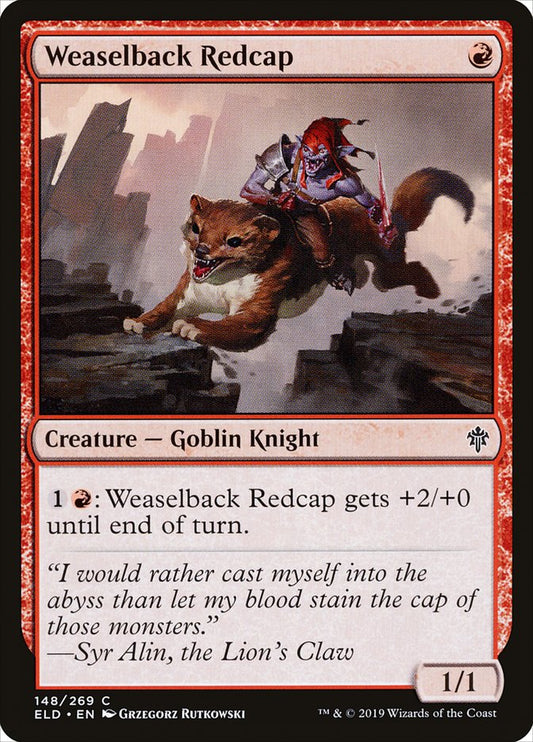 Weaselback Redcap [Throne of Eldraine] (148)