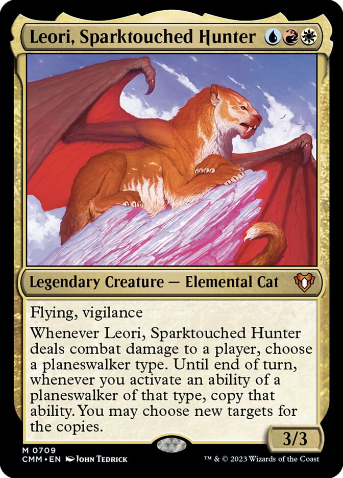 Leori, Sparktouched Hunter [Commander Masters] (709)