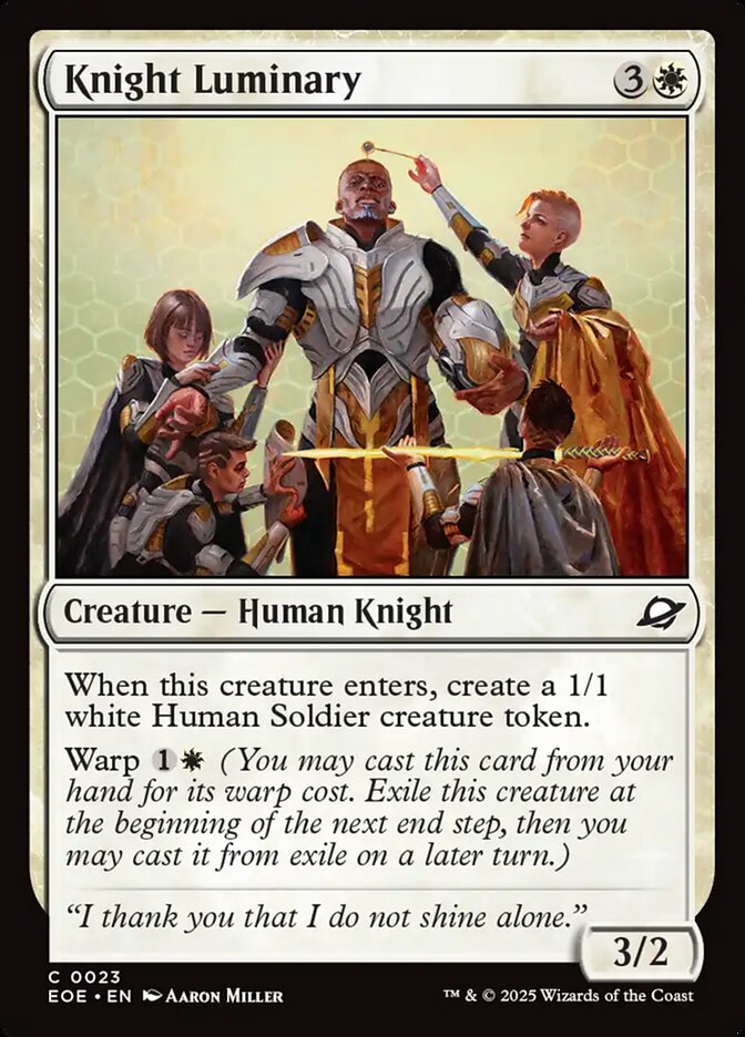 Knight Luminary [Edge of Eternities] (23)