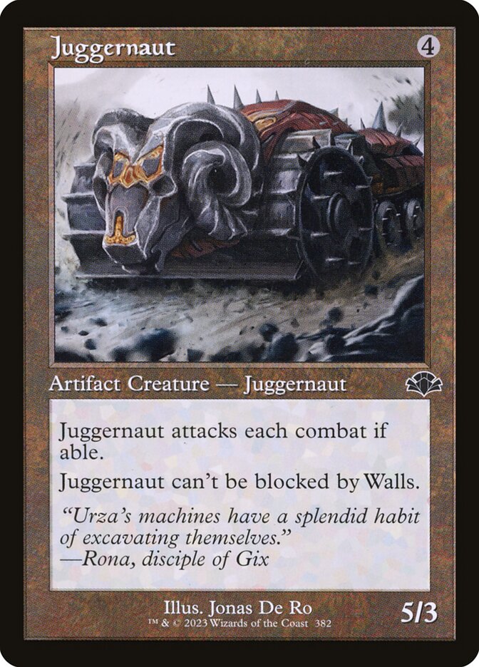 Juggernaut [Dominaria Remastered] (382)