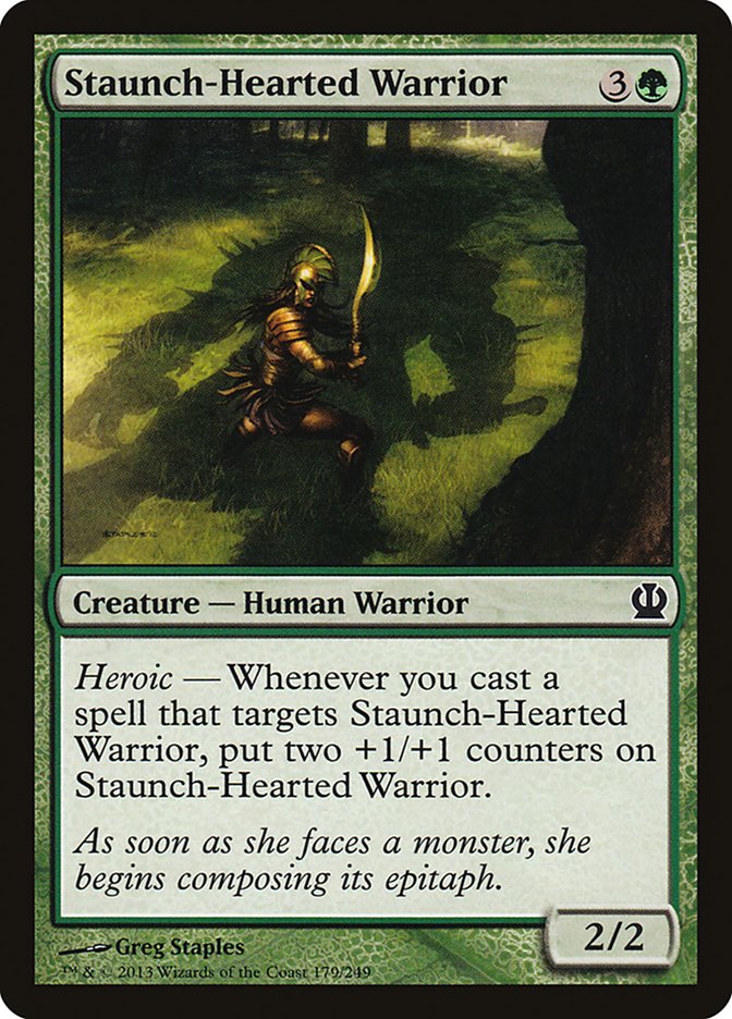Staunch-Hearted Warrior [Theros] (179)