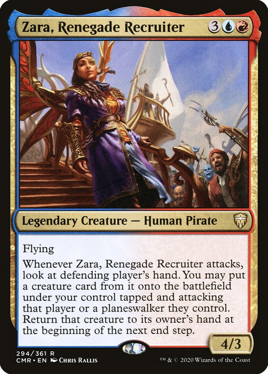 Zara, Renegade Recruiter [Commander Legends] (294)