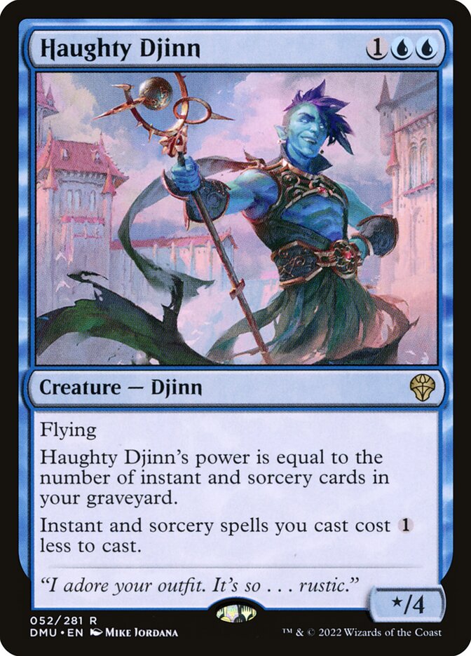 Haughty Djinn [Dominaria United] (52)