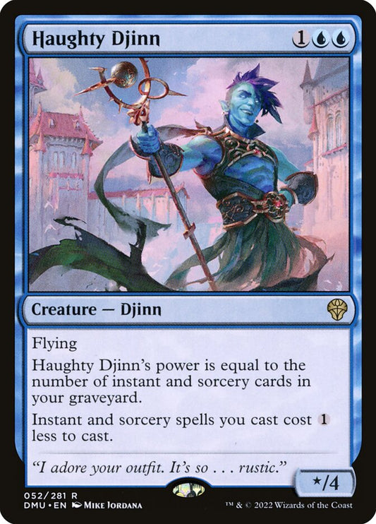 Haughty Djinn [Dominaria United] (52)