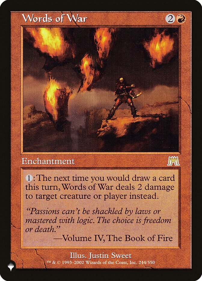 Words of War [The List] (ONS-244)