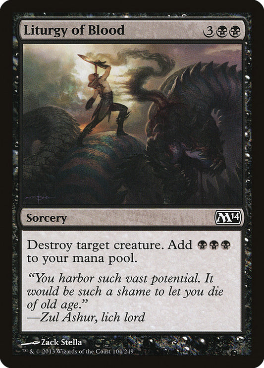 Liturgy of Blood [Magic 2014] (104)