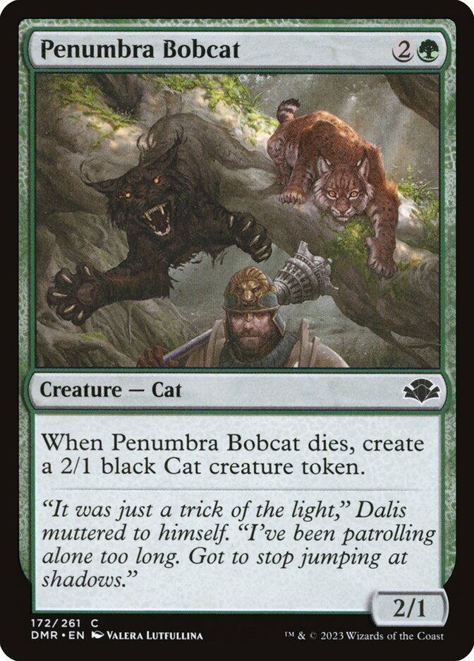 Penumbra Bobcat [Dominaria Remastered] (172)