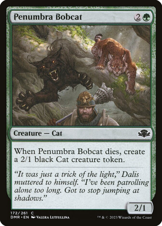 Penumbra Bobcat [Dominaria Remastered] (172)