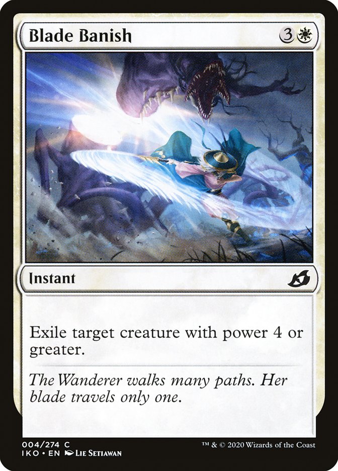 Blade Banish [Ikoria: Lair of Behemoths] (4)