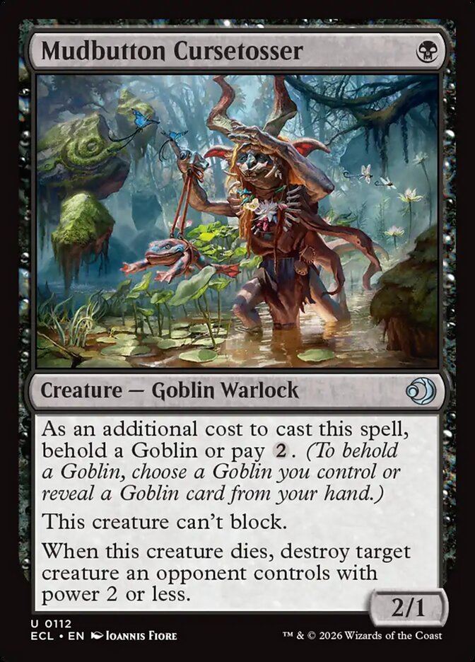 Mudbutton Cursetosser [Lorwyn Eclipsed] (112)