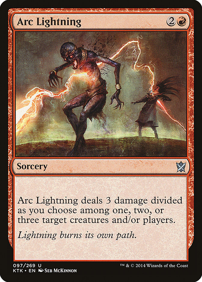 Arc Lightning [Khans of Tarkir] (97)