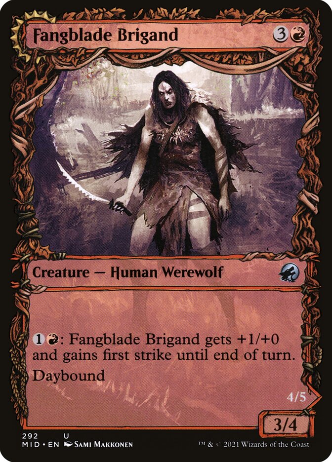 Fangblade Brigand // Fangblade Eviscerator [Innistrad: Midnight Hunt] (292)