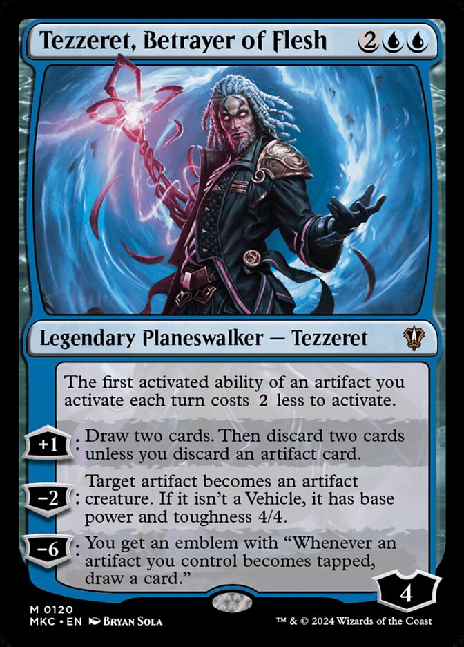 Tezzeret, Betrayer of Flesh [Murders at Karlov Manor Commander] (120)