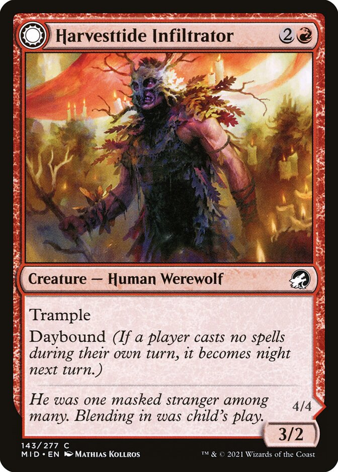 Harvesttide Infiltrator [Innistrad: Midnight Hunt] (143)